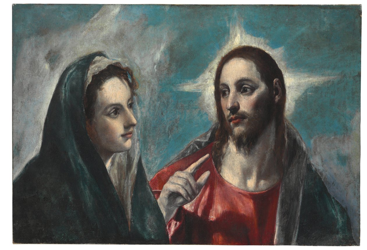 Cristo se despedindo de sua mãe de El Greco
