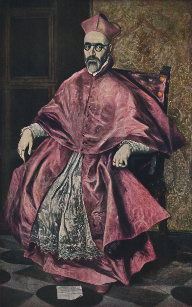 Don Fernando Nino De Guevara, Retrato do Cardeal Nino de Guevara, 1598, 1938 de El Greco
