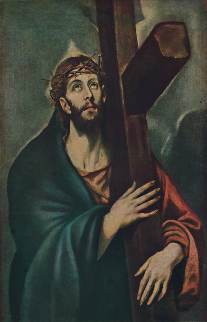 Cristo carregando a cruz, Cristo carregando a cruz, c1577-1587, 1938 de El Greco