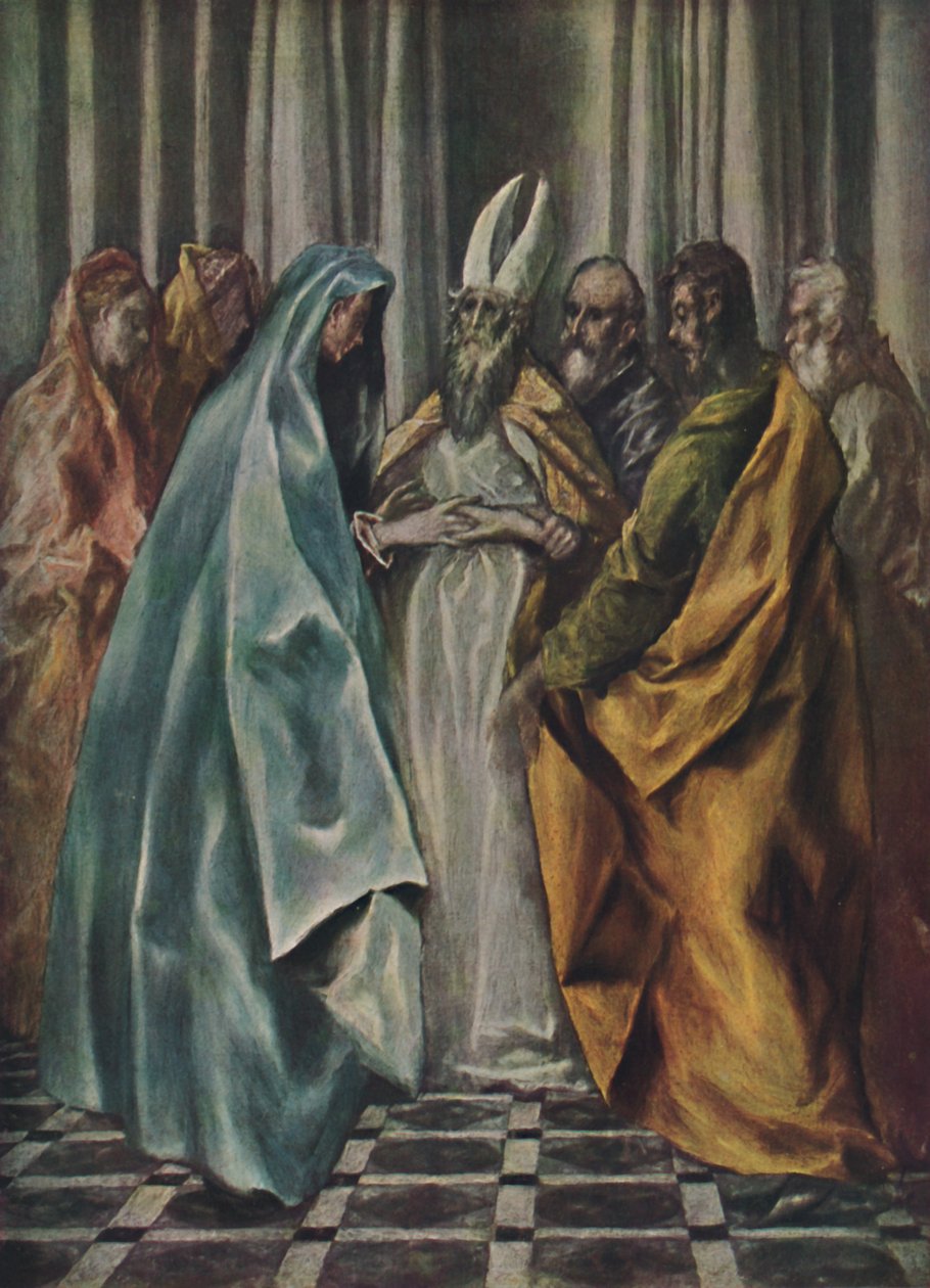 Mariae Verlobnis, O noivado da Virgem, c1600-1614, 1938 de El Greco