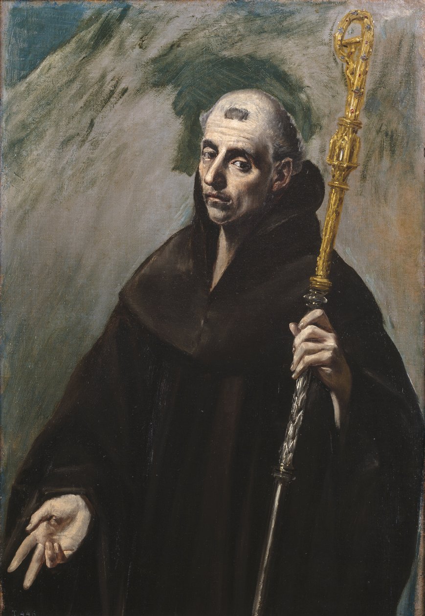 São Bento de Núrsia, 1577-1579 de El Greco
