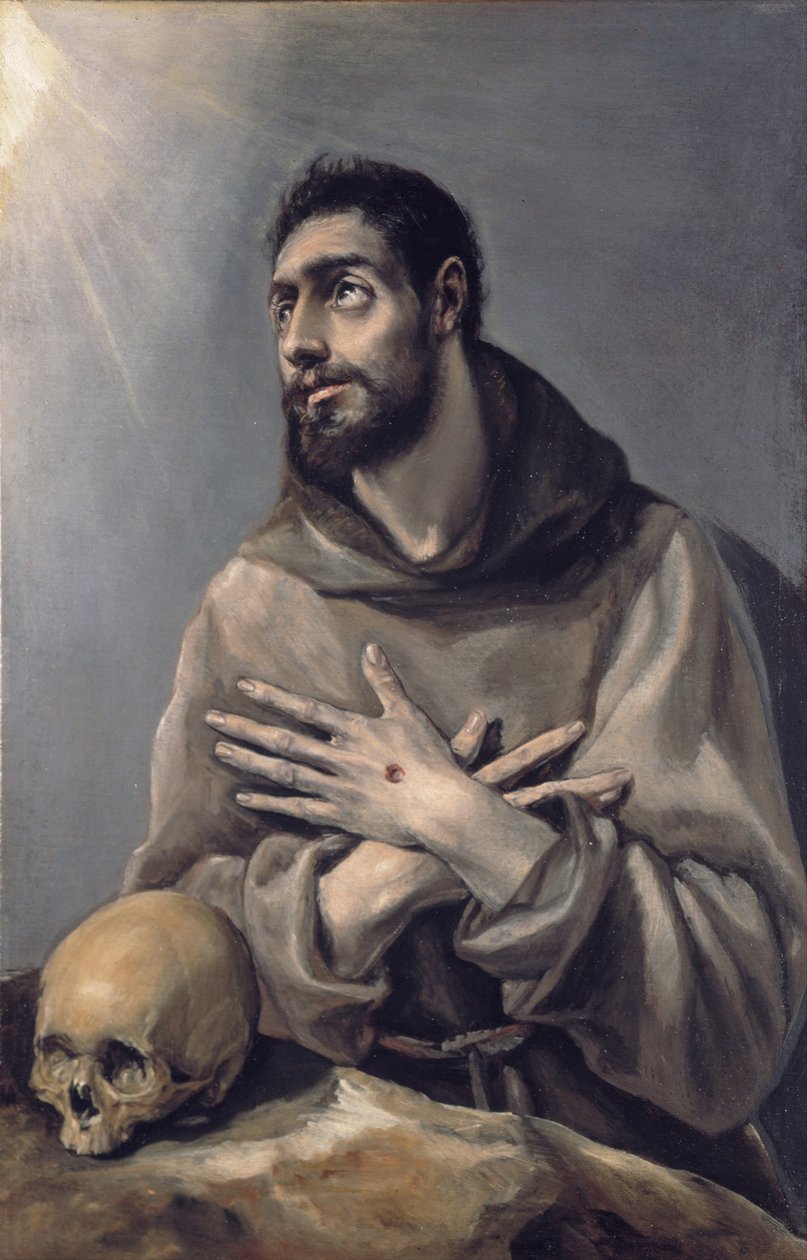 São Francisco em êxtase, c. 1580 de El Greco