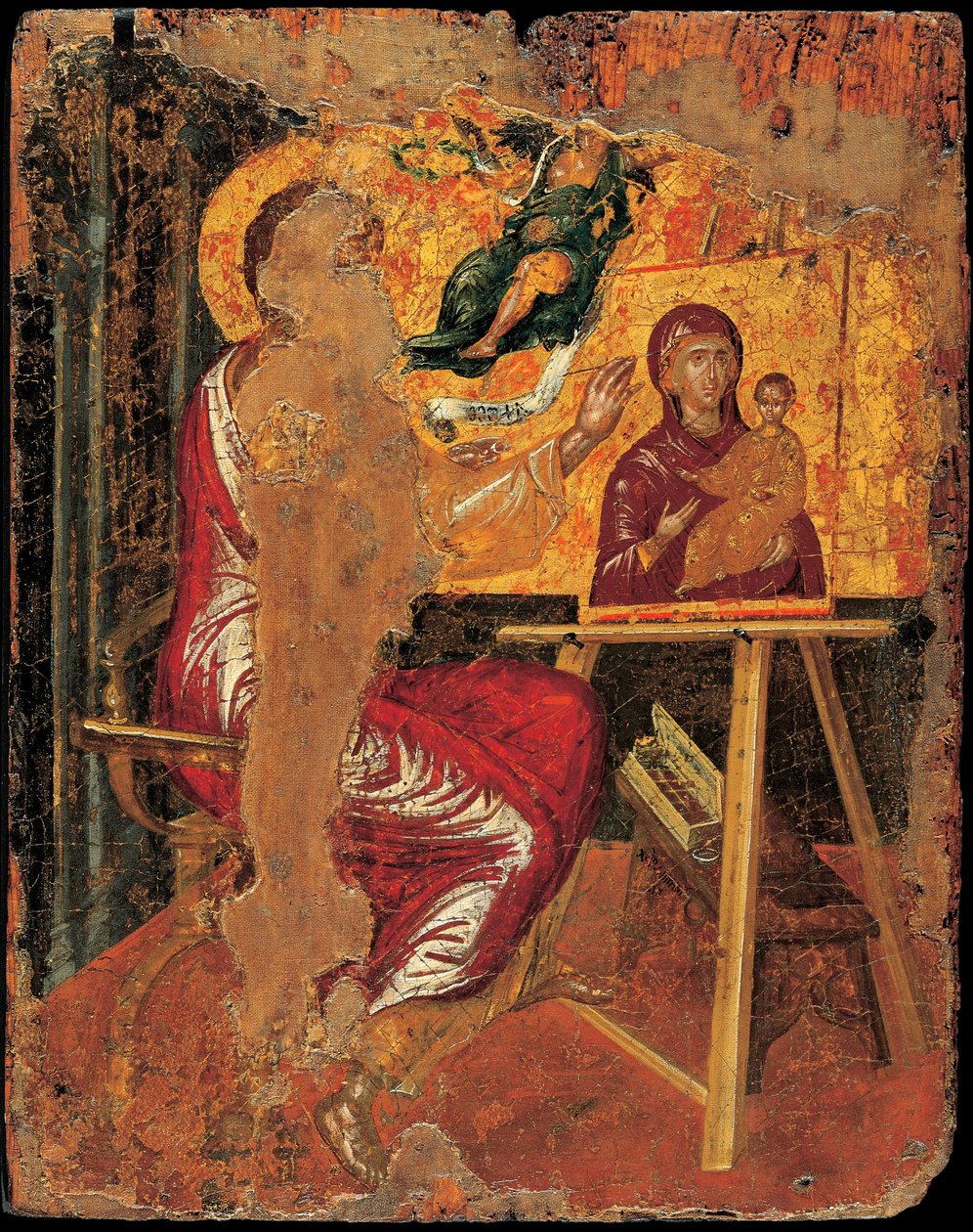 São Lucas Desenho da Virgem, década de 1560 de El Greco