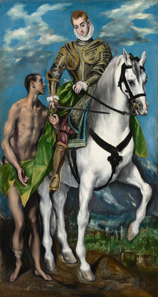 São Martinho e o mendigo de El Greco