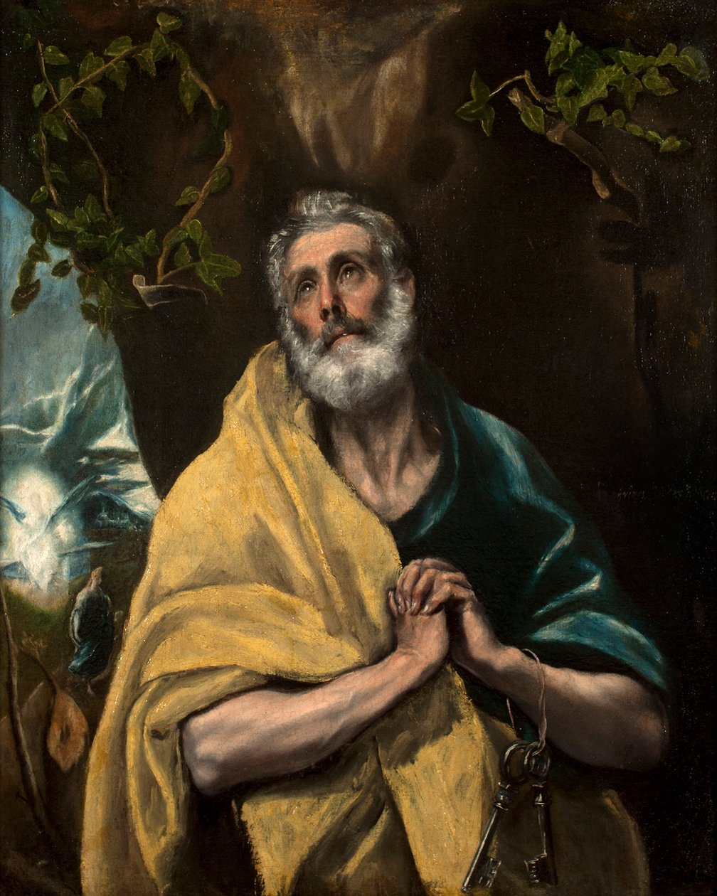 Espanhol: Las lágrimas San Pedro o San Pedro en lágrimas Saint Peter in Tears de El Greco