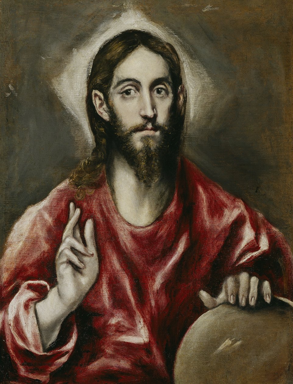 Salvator Mundi Salvador do Mundo, 1608-1614 de El Greco