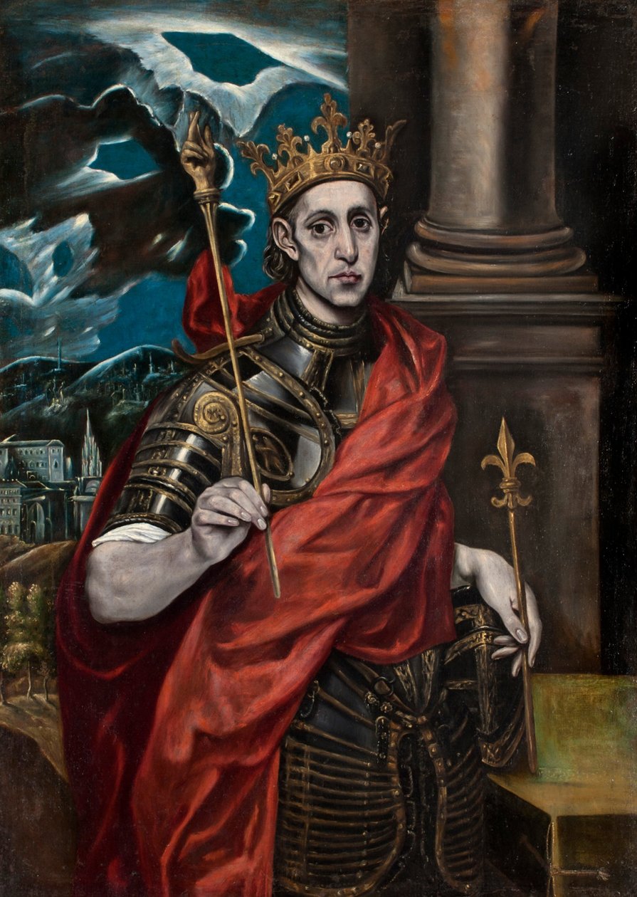 São Luís, rei de França de El Greco
