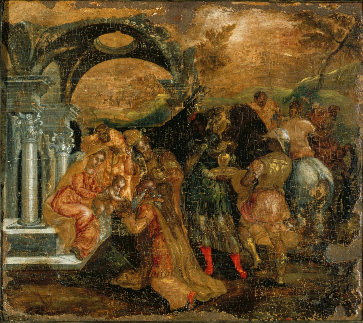 A Adoração dos Magos, 1565-1567 de El Greco