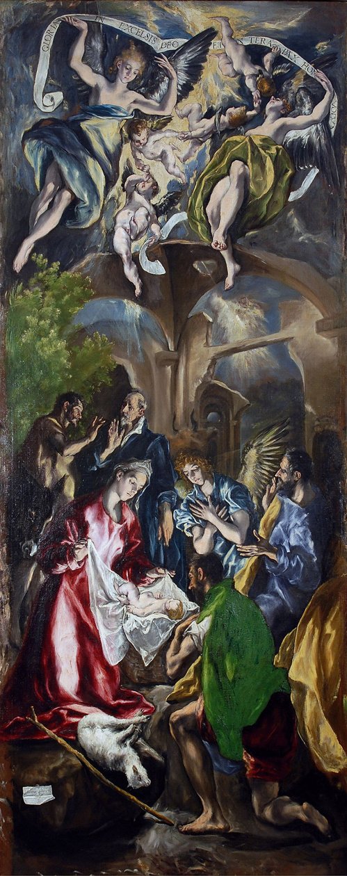 A adoração dos pastores de El Greco