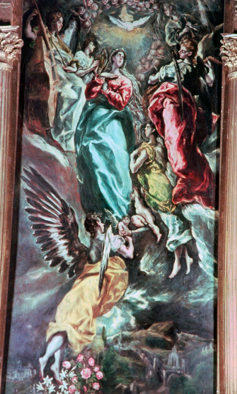 A Assunção da Virgem, c1613 de El Greco