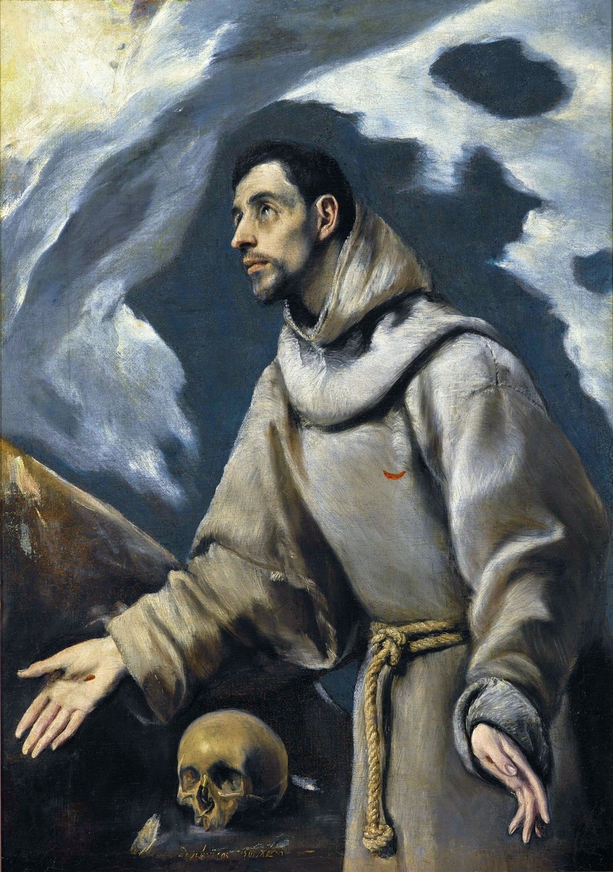 O êxtase de São Francisco de Assis. de El Greco