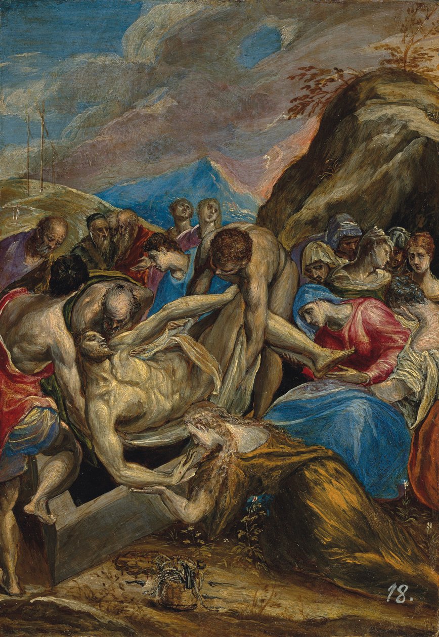 O sepultamento de Cristo de El Greco
