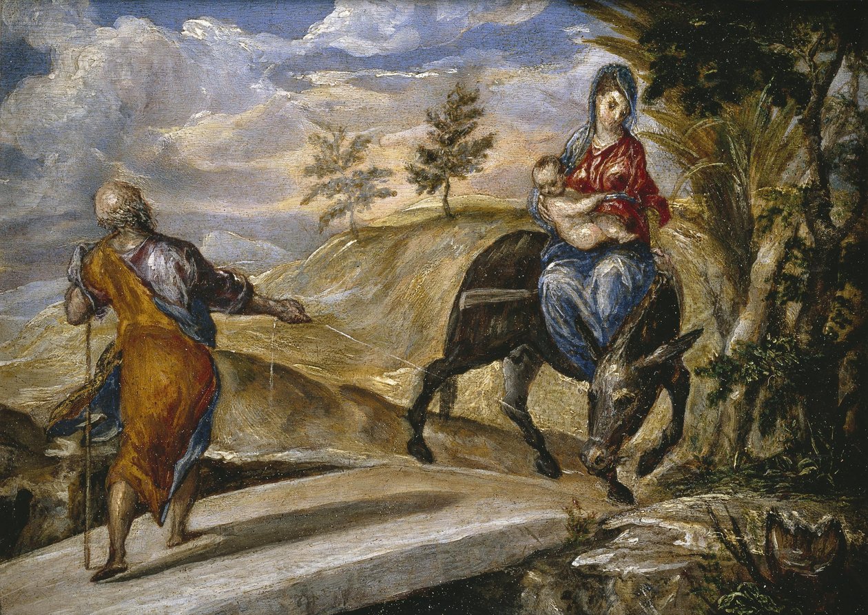A fuga para o Egito de El Greco