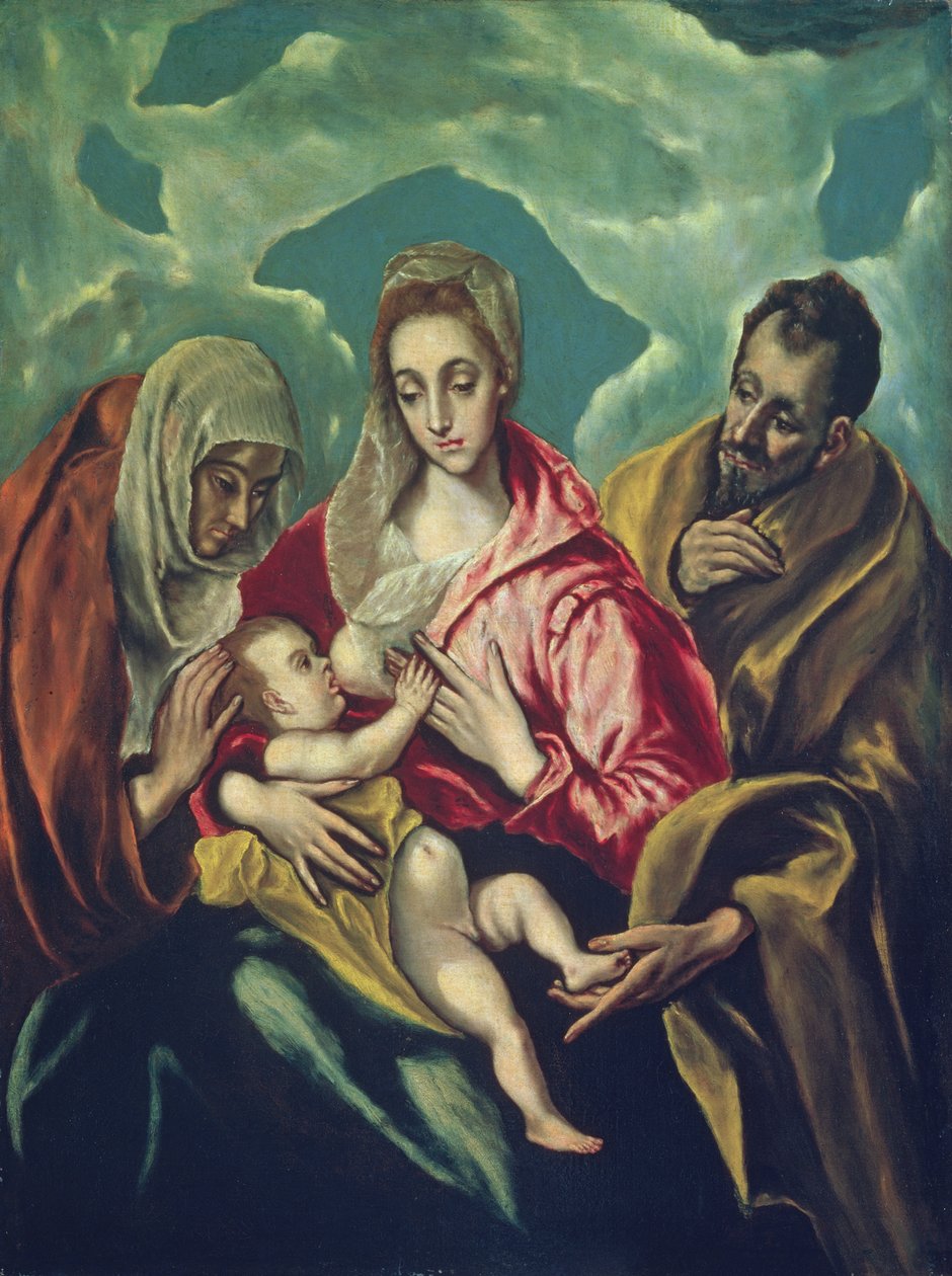 A Sagrada Família com Santa Isabel de El Greco