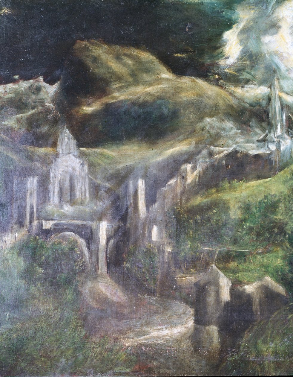 A Imaculada Conceição detalhe de Toledo 1607-13 óleo sobre tela veja 90015 de El Greco