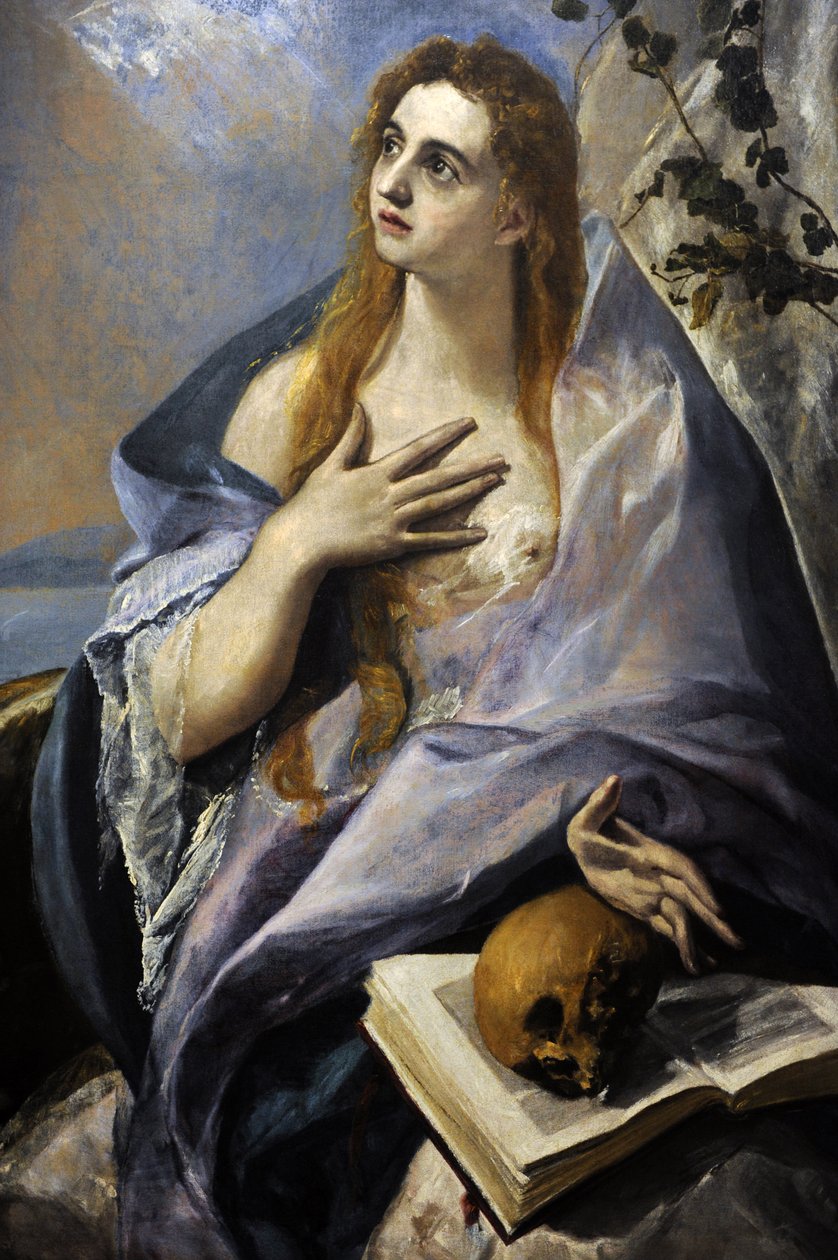 A Madalena Penitente, 1576-77 de El Greco