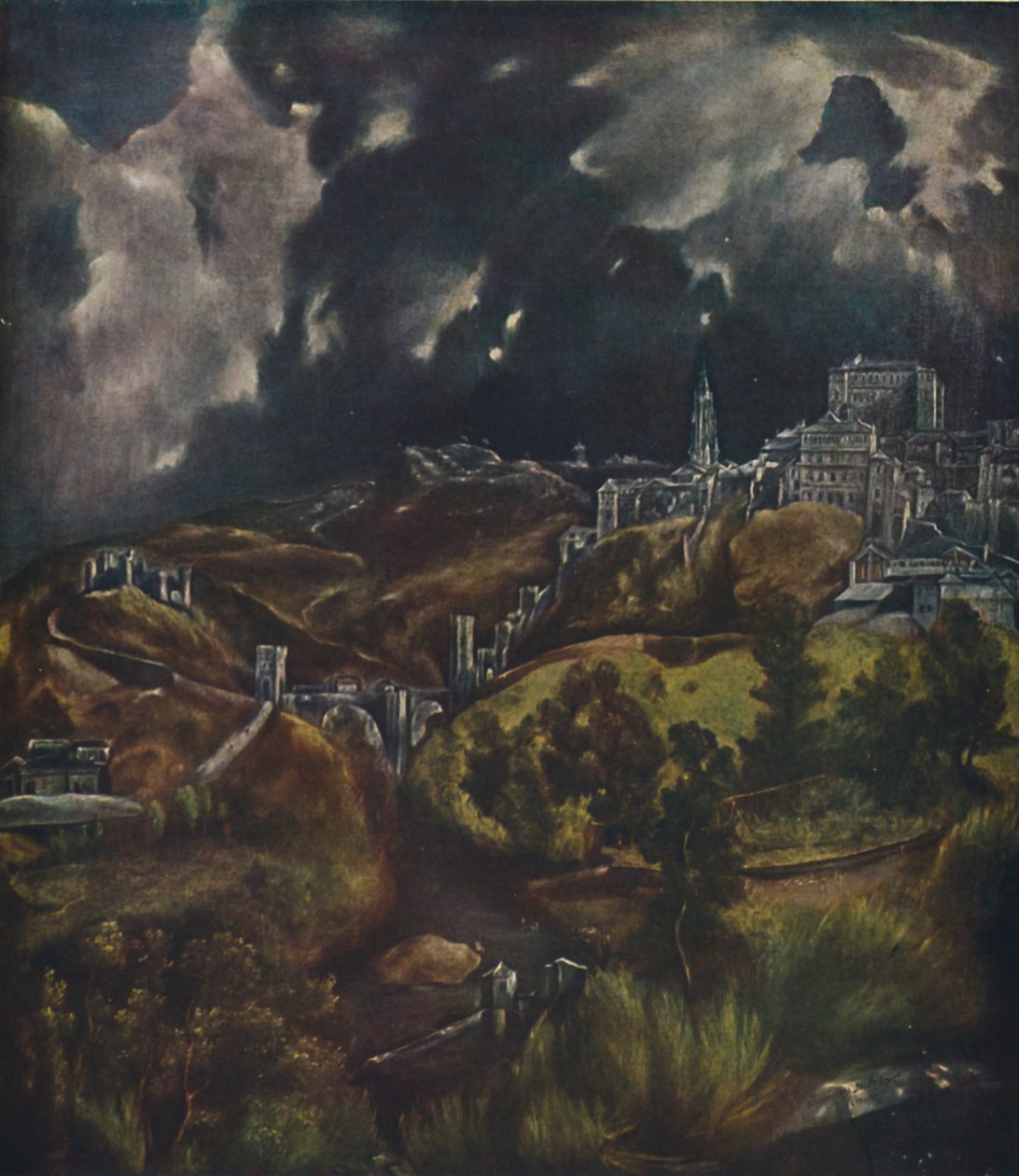 Toledo, Vista de Toledo, 1599-1600, 1938 de El Greco