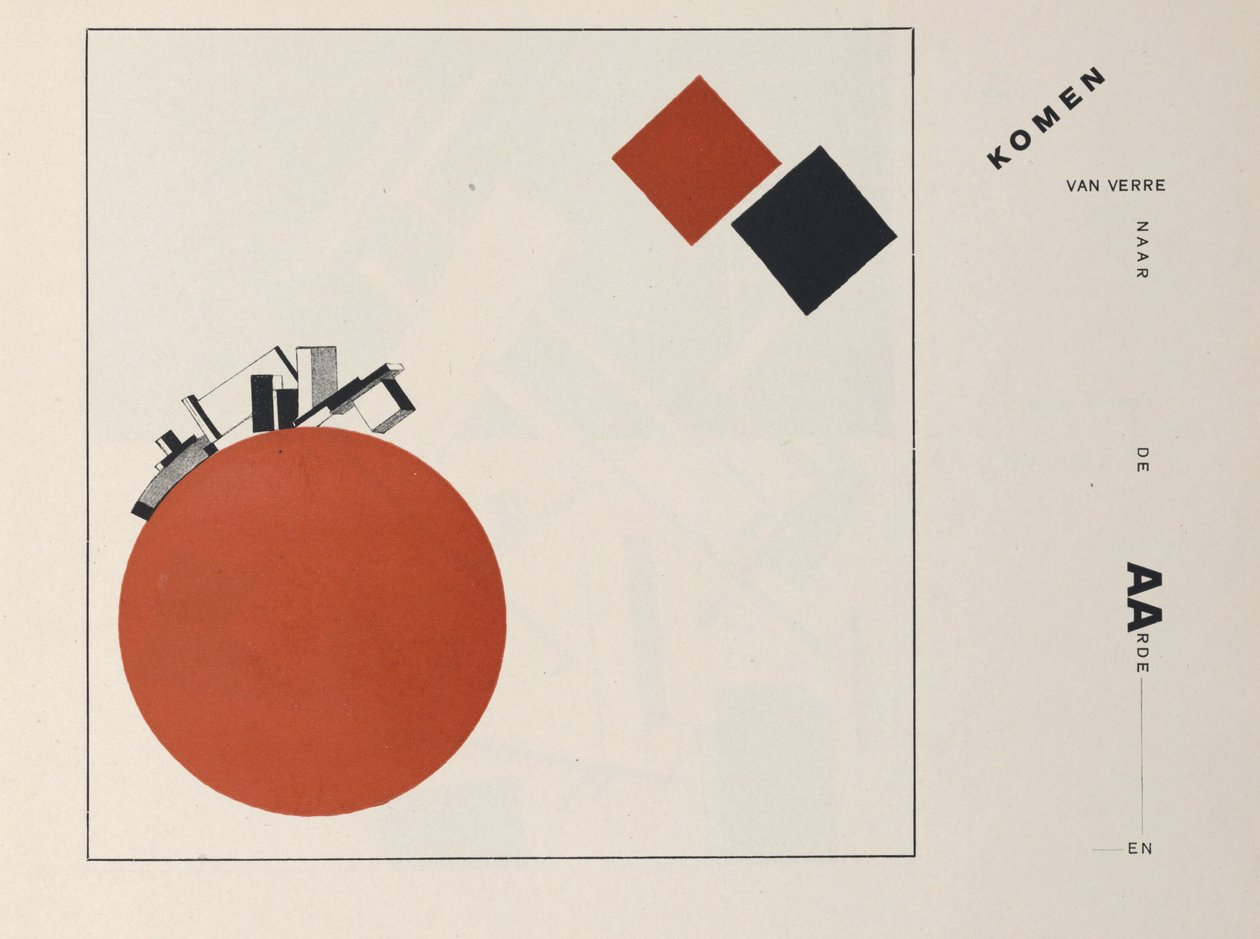 Aproximadamente Dois Quadrados, 1922. de Eliezer Markowich Lissitzky