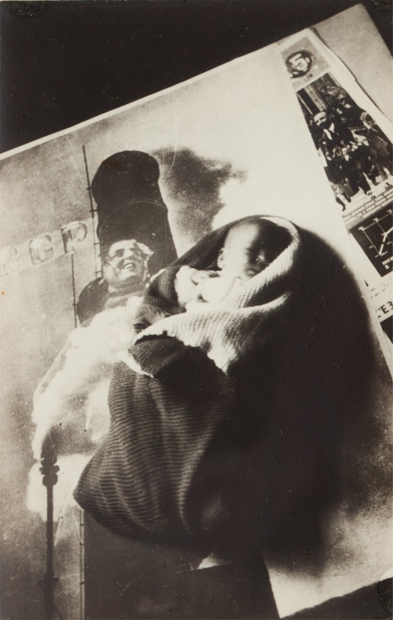 Anúncio de nascimento do filho do artista, 1930. de Eliezer Markowich Lissitzky