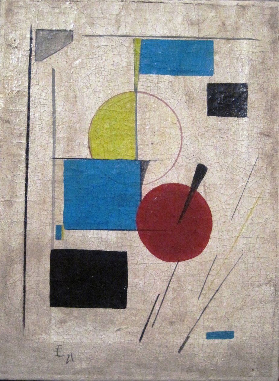 Composição Suprematista, 1921 de Eliezer Markowich Lissitzky