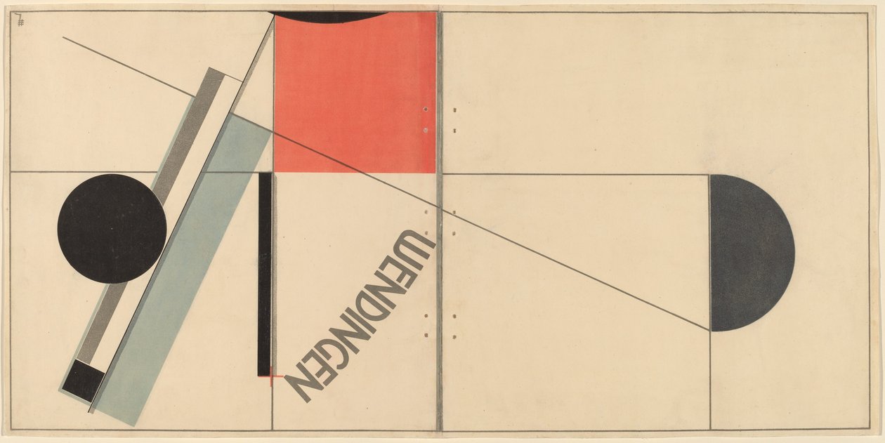 torções de Eliezer Markowich Lissitzky
