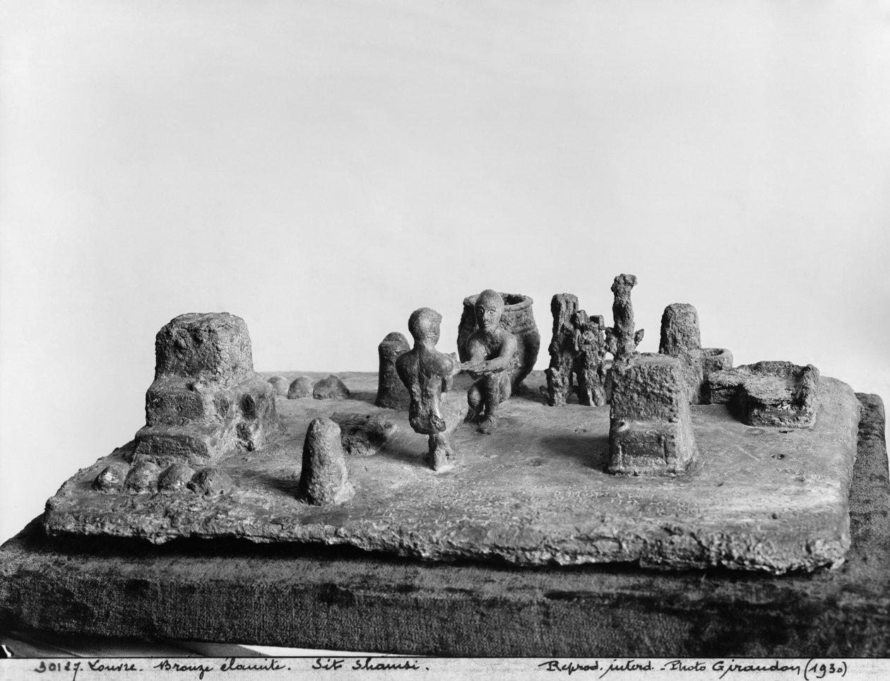 Modelo da cerimônia &39;Sit Shamsi&39;, de Susa, c.1150 aC (bronze) de Elamite