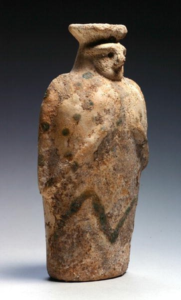 Recipiente de figuras (faiança) de Elamite