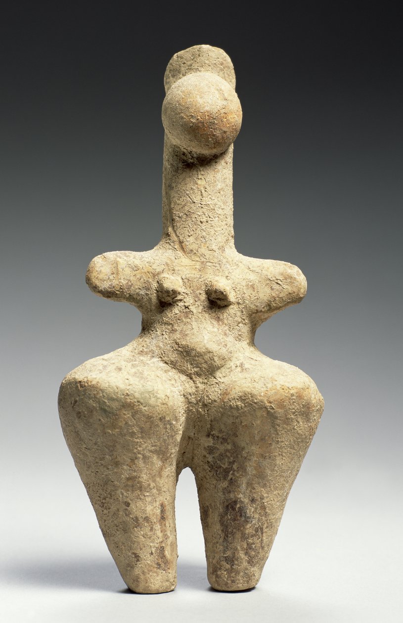 Figura steatopygous, Amlash, final do 2º-início do primeiro milênio aC (terracota) de Elamite