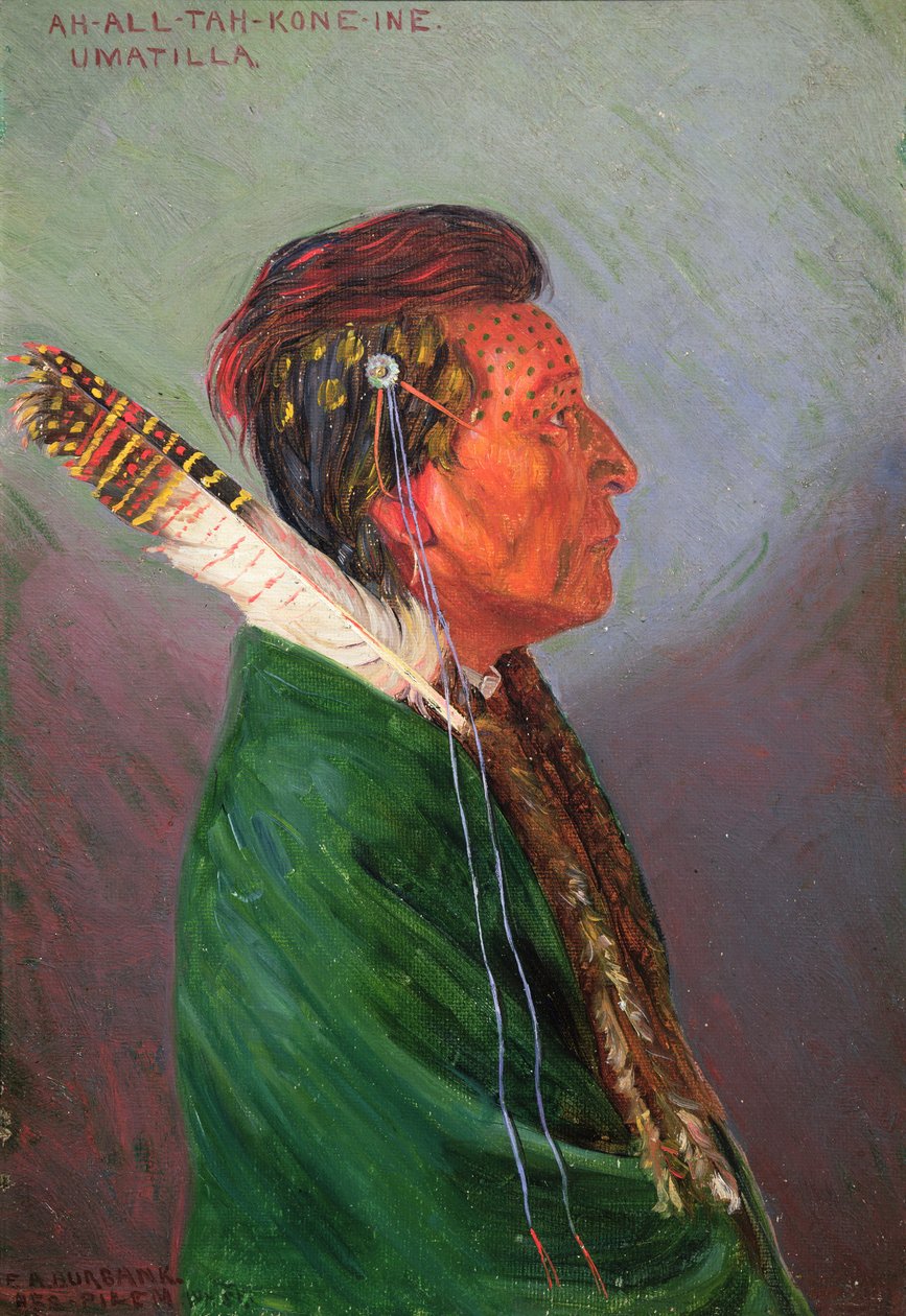 Ah-all-tah-kone-ine (óleo sobre tela) de Elbridge Ayer Burbank