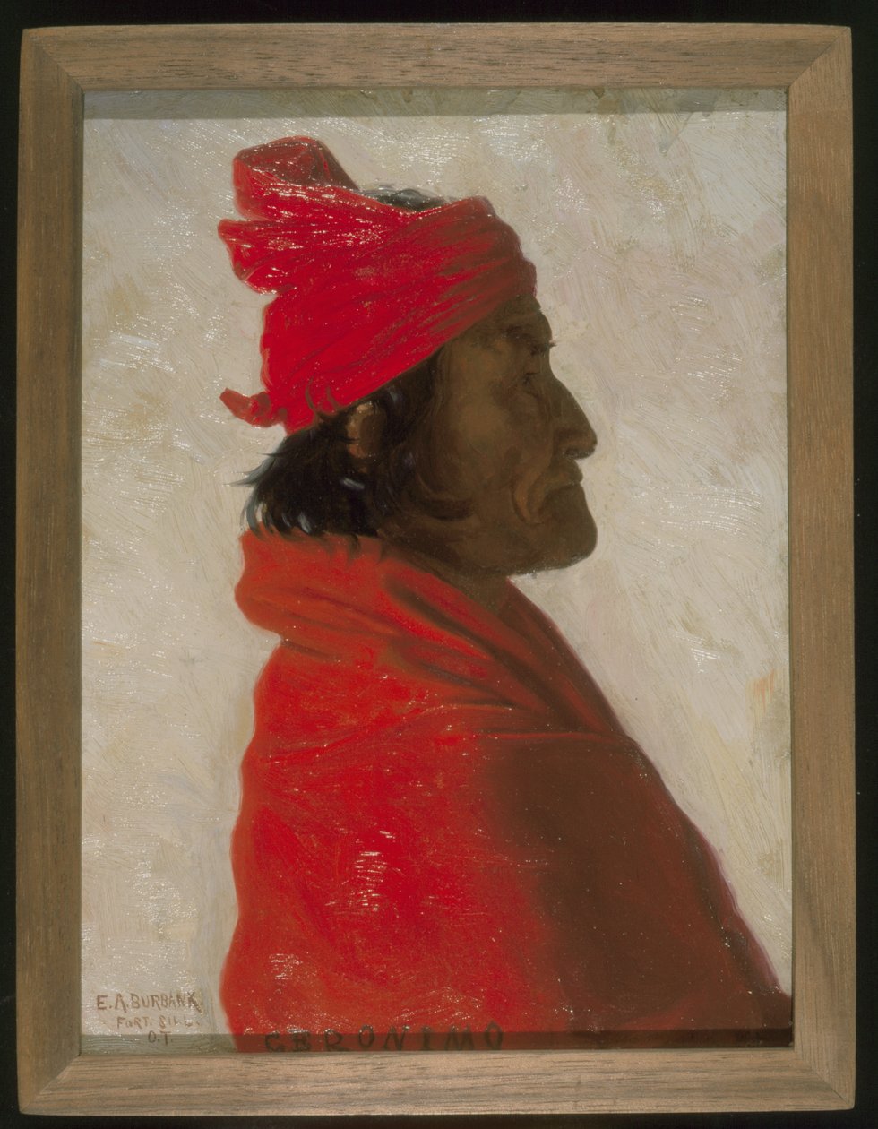 Gerônimo (óleo sobre tela) de Elbridge Ayer Burbank