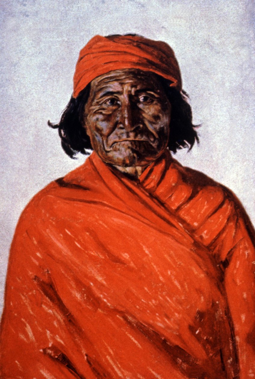 Jerónimo, c.1900 (ilustração) de Elbridge Ayer Burbank