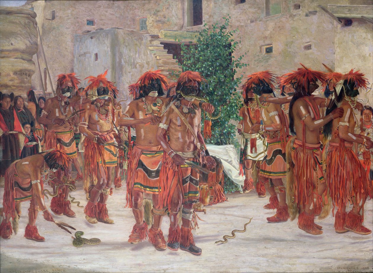 Dança da serpente de Elbridge Ayer Burbank