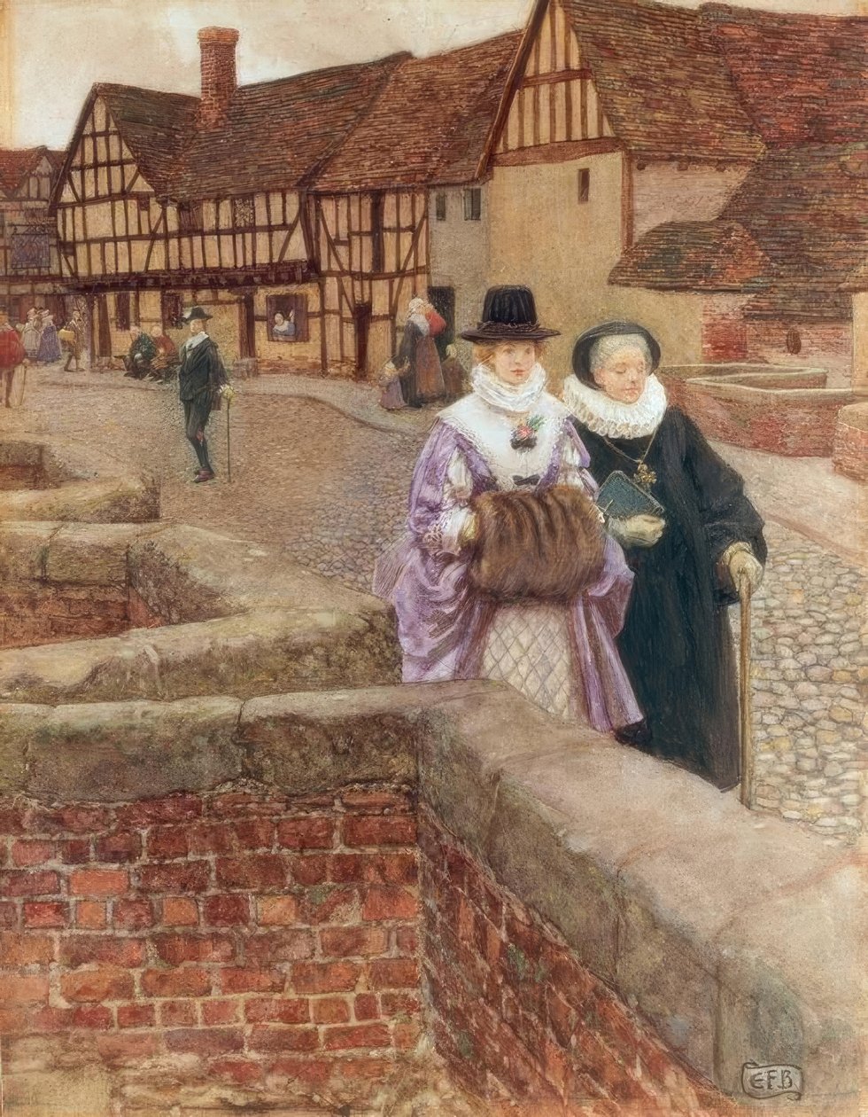 Eu fiz, mas a vi passando - E ainda assim eu a amo até que eu di de Eleanor Fortescue Brickdale