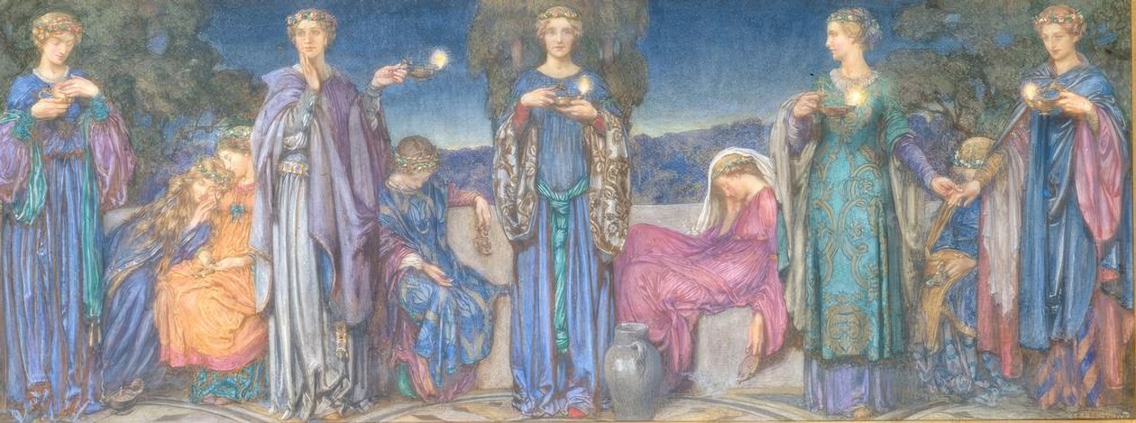 As Virgens Sábias e Tolas de Eleanor Fortescue Brickdale
