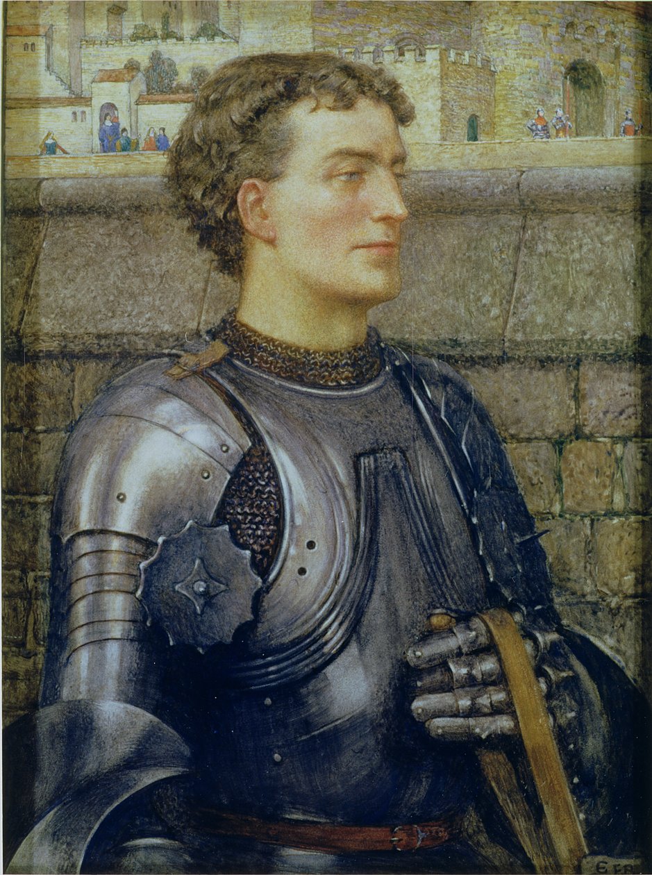 Um Cavaleiro de Armadura de Eleanor Fortescue Brickdale