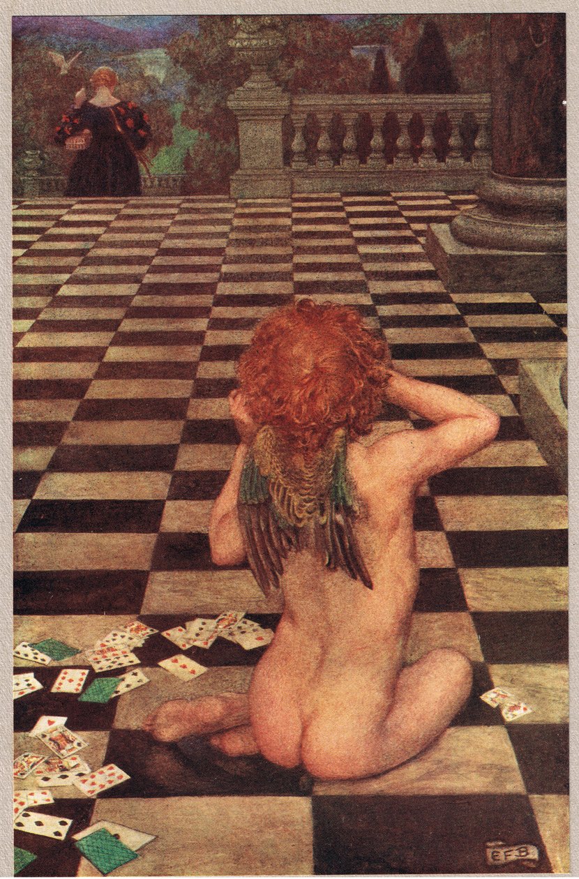 Cupido e Campaspe, ilustração de 
