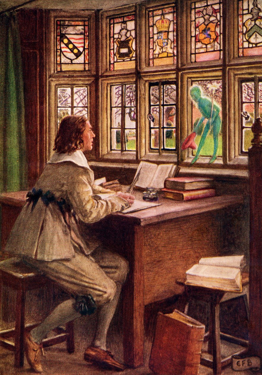 Ilustração para o poema Madrigal de Shakespeare, do livro 