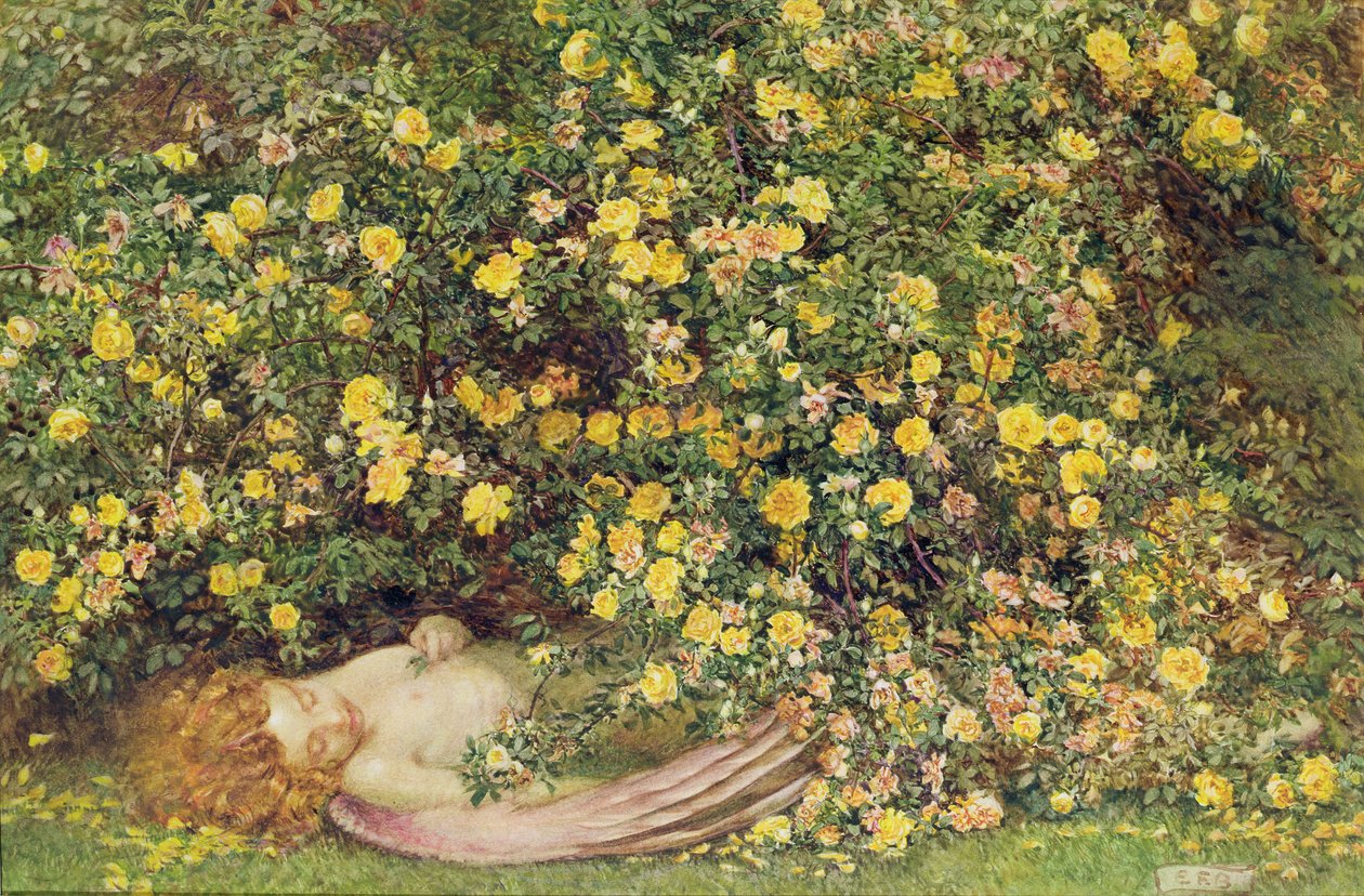 Junho está morto (aguarela sobre papel) de Eleanor Fortescue Brickdale