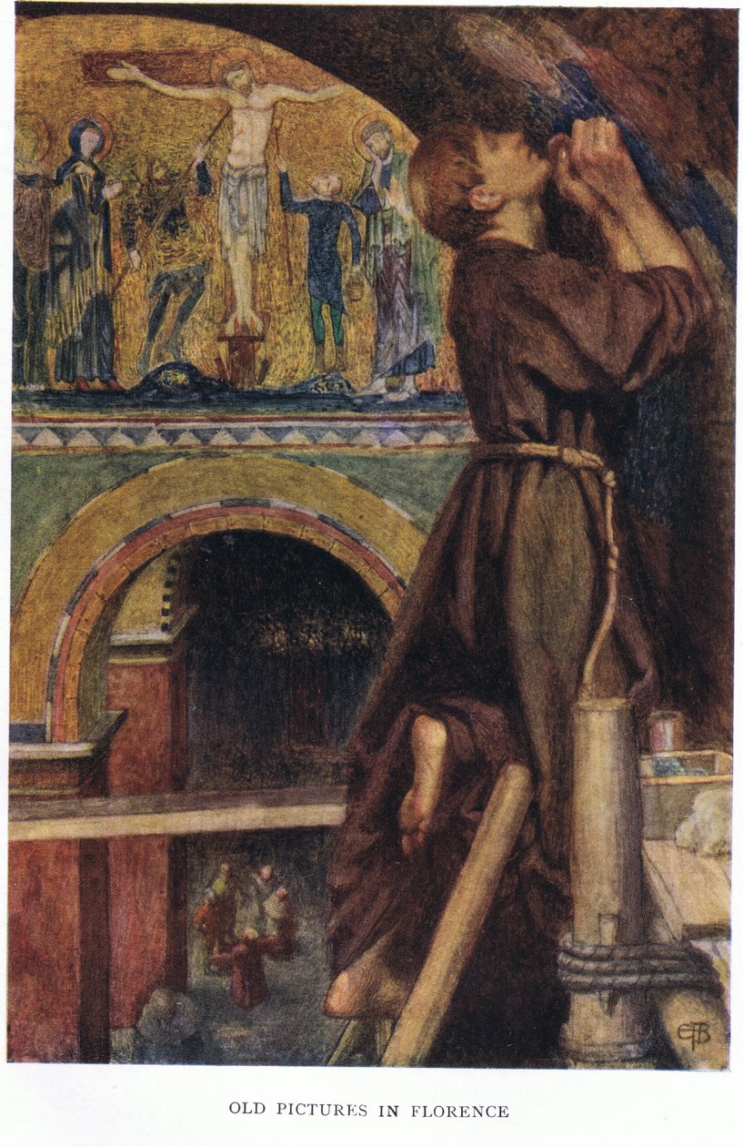 Fotos antigas em Florença de Eleanor Fortescue Brickdale