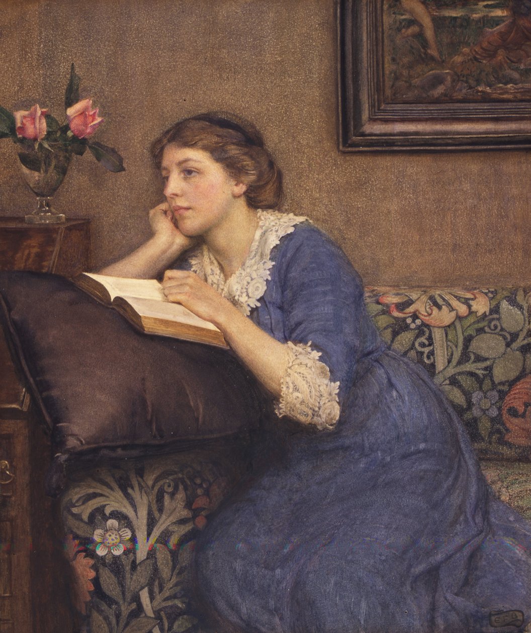 Retrato de Winifred Roberts, c.1913 (aquarela sobre papel) de Eleanor Fortescue Brickdale