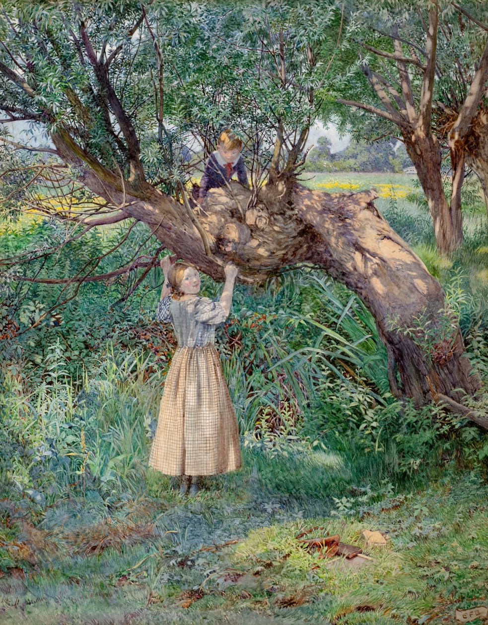 Os Truants (aguarela) de Eleanor Fortescue-Brickdale
