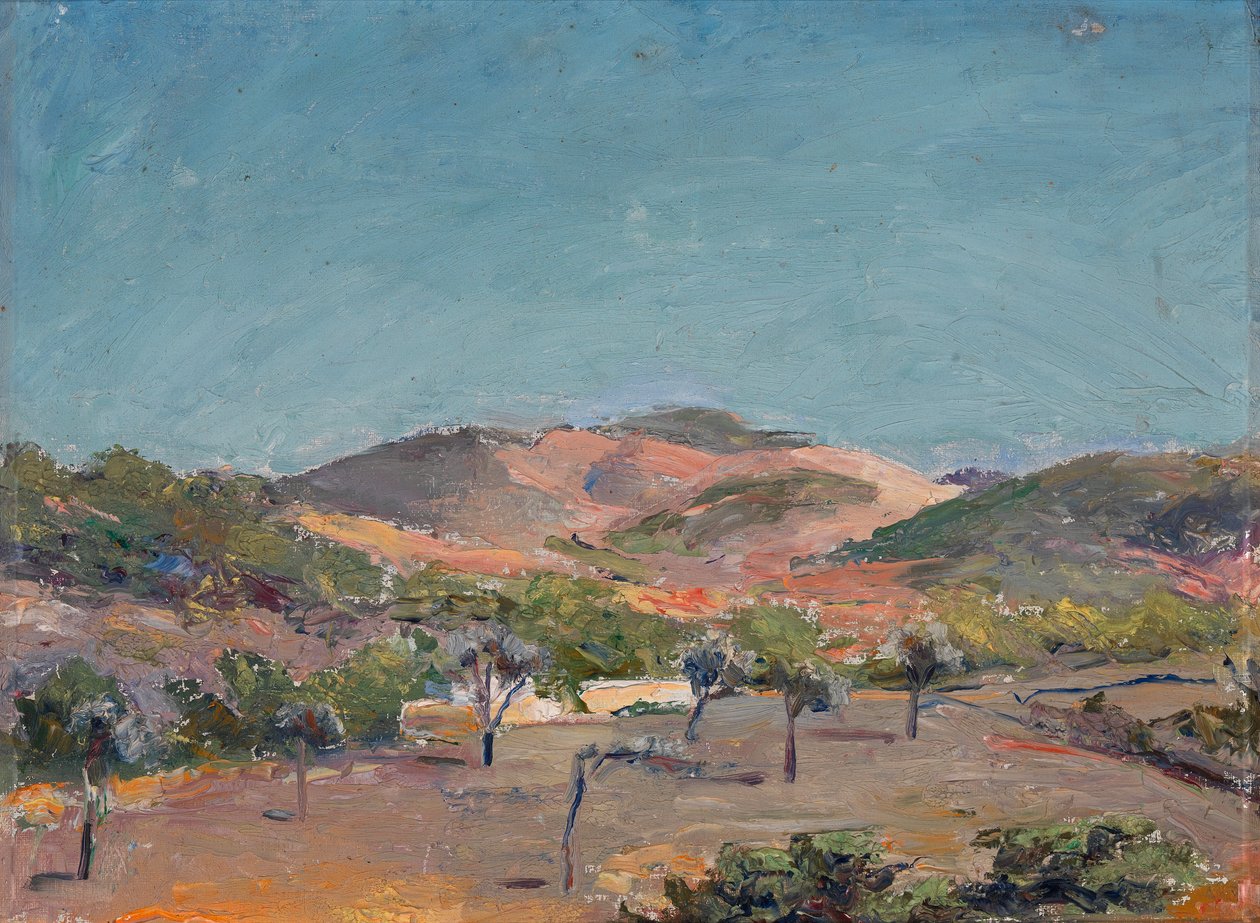 Colina com Árvores, s.d. de Eleanor Harris