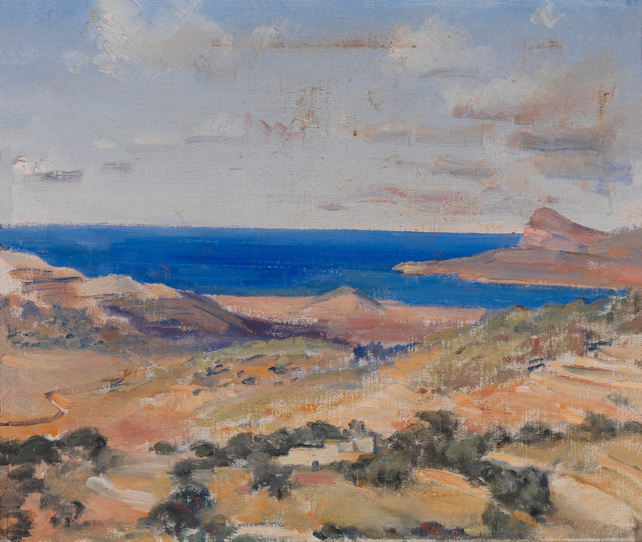 Costa com Mar Azul, s.d. de Eleanor Harris