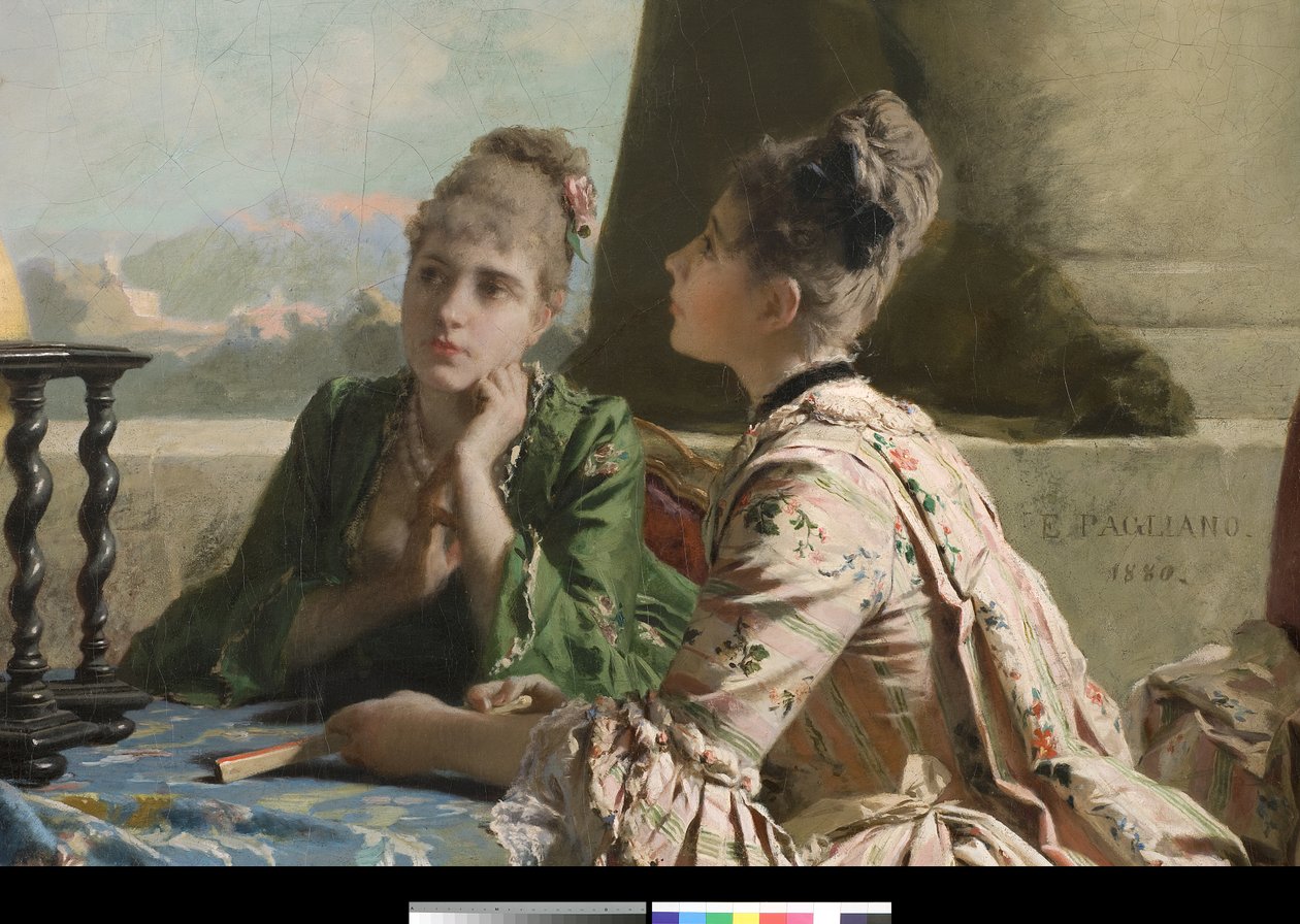 A aula de Geografia, 1880 de Eleuterio Pagliano