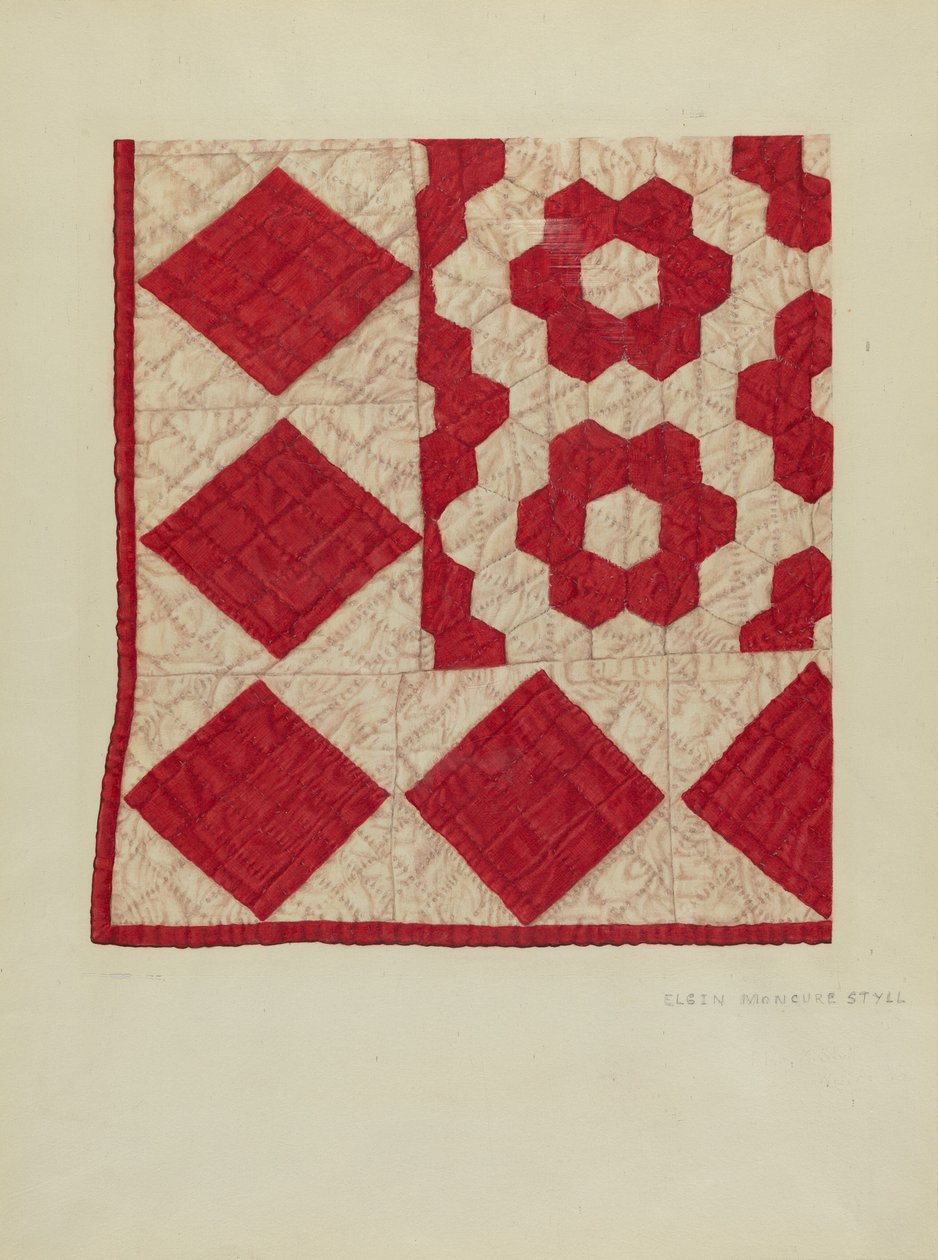 Colcha de retalhos de Elgin Moncure Styll