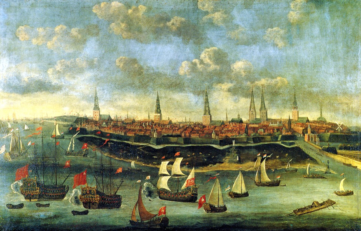 Convoy navios no Elba de Elias Gallis