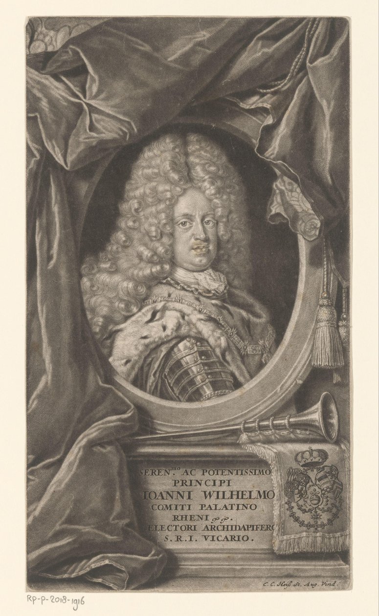 Retrato de Johann Wilhelm de Elias Christopf Heiss