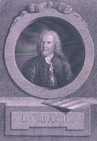 Adicionar 38072 f.5 Johann Sebastian Bach (1685-1750), compositor alemão, gravado por S.G. Kutner de Elias Gottleib (after) Haussmann