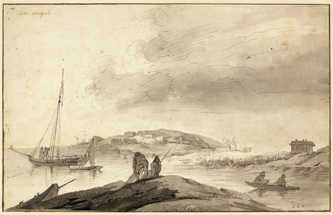 Arquipélago de Turku, perto de Turku, na Finlândia de Elias Martin