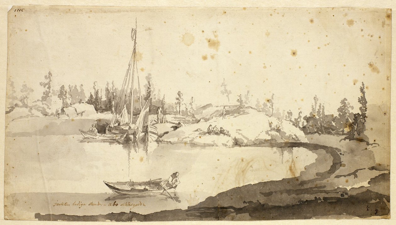 A caça nos momentos livres, arquipélago de Turku de Elias Martin